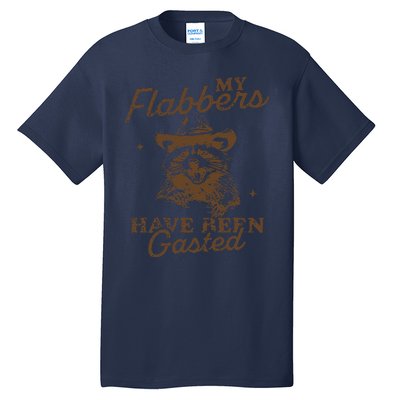 My Flabbers Have Been Gasted Distressed Retro Raccoon Tall T-Shirt