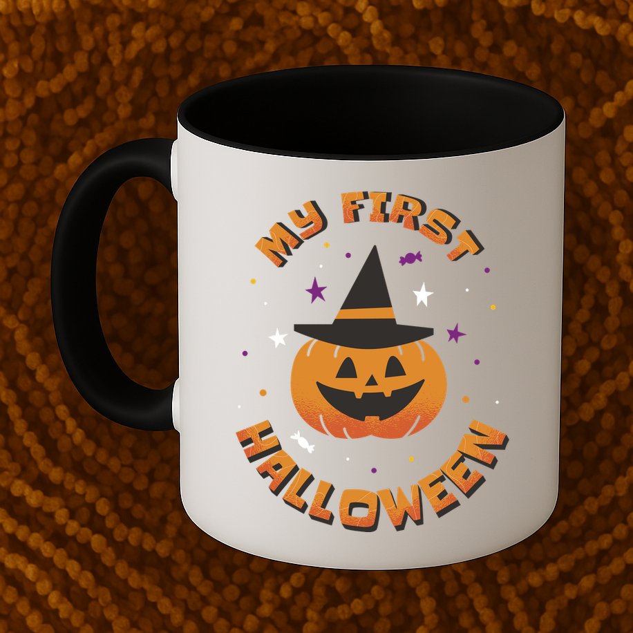 My First Halloween Pumpkin Mug