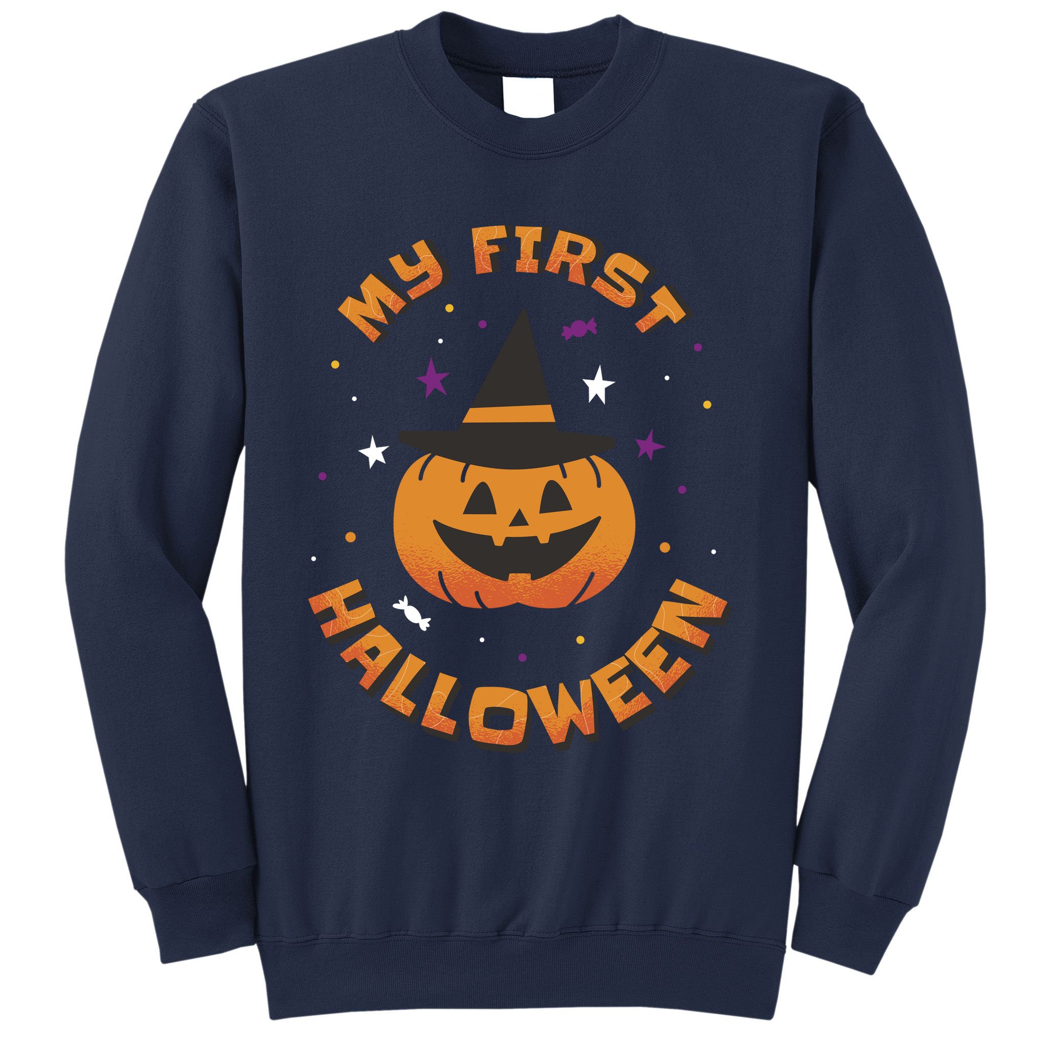 My First Halloween Pumpkin Sweatshirt