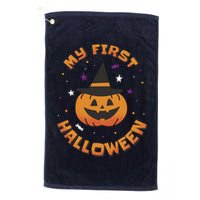 My First Halloween Pumpkin Golf Towel