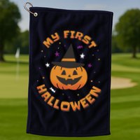 My First Halloween Pumpkin Golf Towel