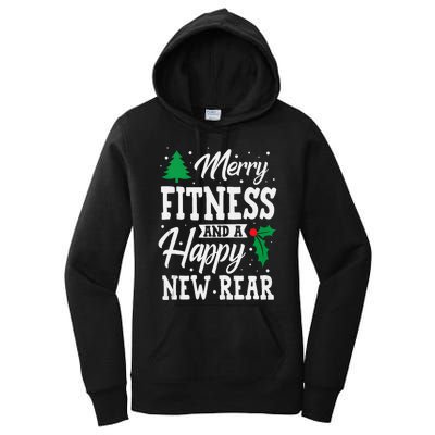 Merry Fitness Happy New Rear Workout Christmas Tank Top Women's Pullover Hoodie