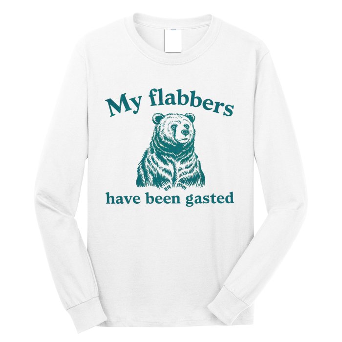 My Flabbers Have Been Gasted Funny Vintage Meme Long Sleeve Shirt