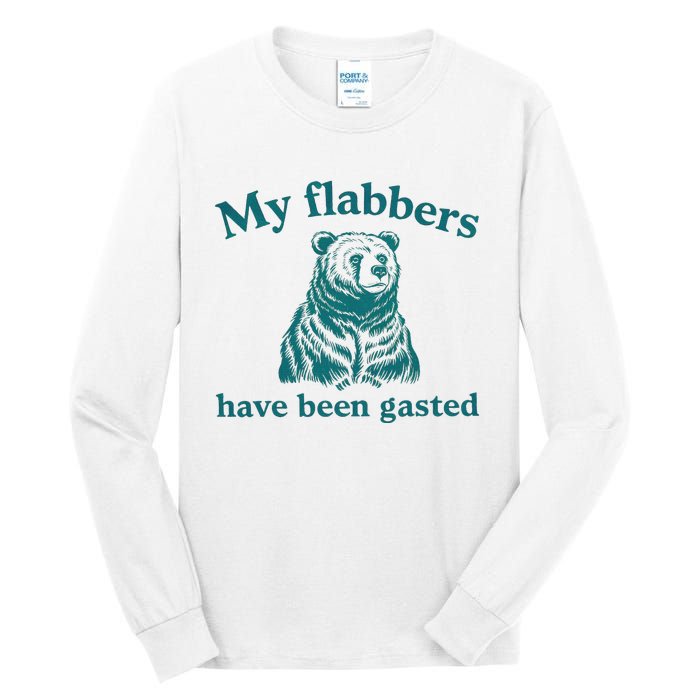 My Flabbers Have Been Gasted Funny Vintage Meme Tall Long Sleeve T-Shirt