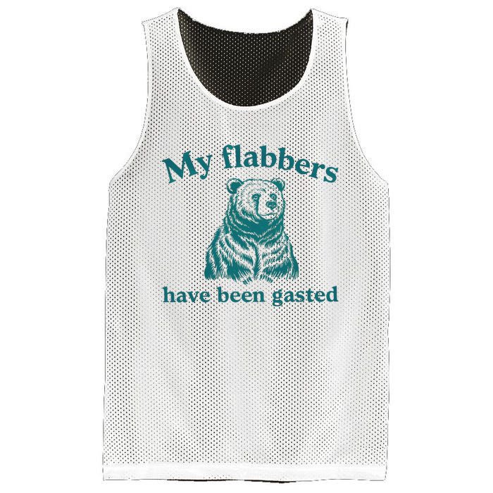 My Flabbers Have Been Gasted Funny Vintage Meme Mesh Reversible Basketball Jersey Tank