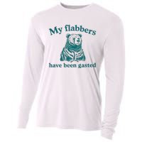 My Flabbers Have Been Gasted Funny Vintage Meme Cooling Performance Long Sleeve Crew