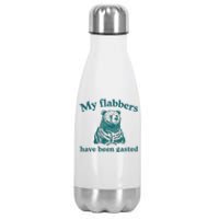 My Flabbers Have Been Gasted Funny Vintage Meme Stainless Steel Insulated Water Bottle