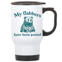 My Flabbers Have Been Gasted Funny Vintage Meme Stainless Steel Travel Mug