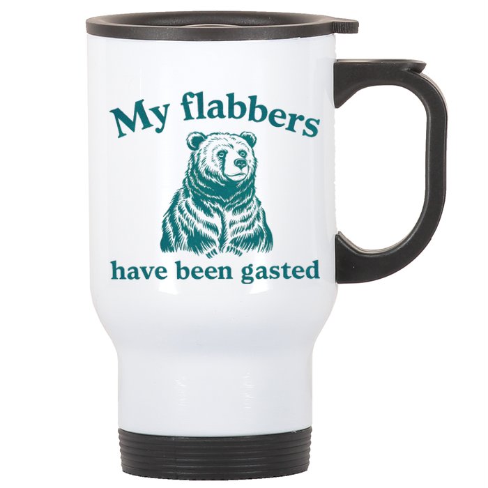 My Flabbers Have Been Gasted Funny Vintage Meme Stainless Steel Travel Mug