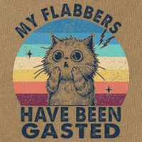 My Flabbers Have Been Gasted Cotton Canvas Backpack
