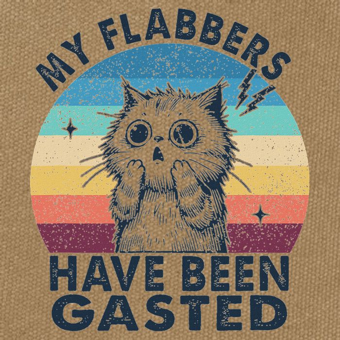 My Flabbers Have Been Gasted Cotton Canvas Backpack