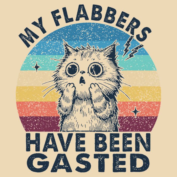 My Flabbers Have Been Gasted Drawstring Bag