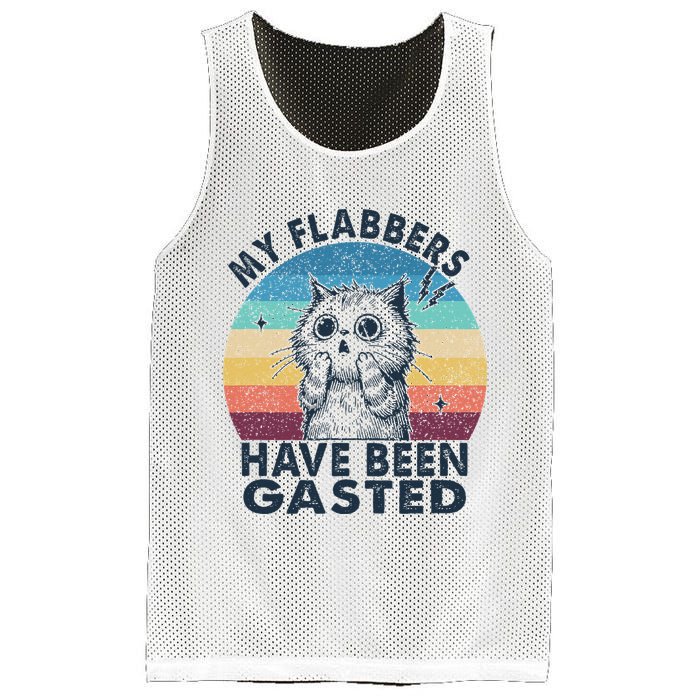 My Flabbers Have Been Gasted Mesh Reversible Basketball Jersey Tank