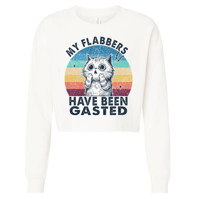 My Flabbers Have Been Gasted Cropped Pullover Crew