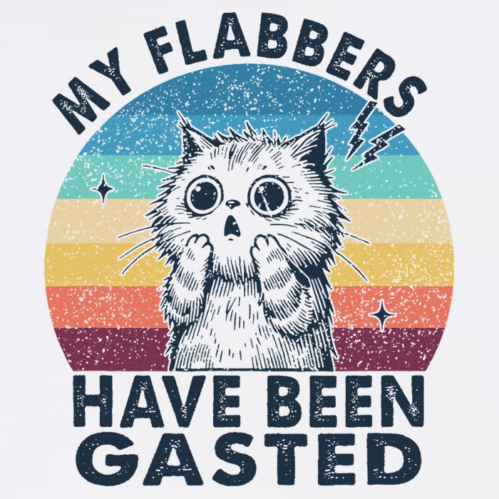 My Flabbers Have Been Gasted Cropped Pullover Crew