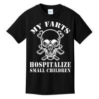 My Farts Hospitalize Small Children Funny Satire Dad Joke Kids T-Shirt