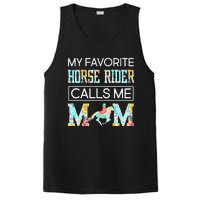 My Favorite Horse Rider Calls Me Mom Funny Mother's Day PosiCharge Competitor Tank