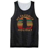 My Favorite Holiday Ground Hog Sunset Gift Groundhog Day Mesh Reversible Basketball Jersey Tank