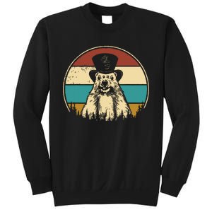 My Favorite Holiday Retro Groundhog Day Woodchuck Lover Sweatshirt