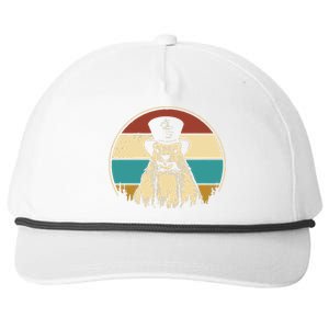 My Favorite Holiday Retro Groundhog Day Woodchuck Lover Snapback Five-Panel Rope Hat