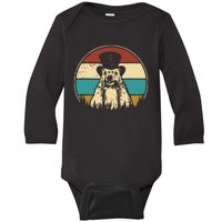 My Favorite Holiday Retro Groundhog Day Woodchuck Lover Baby Long Sleeve Bodysuit