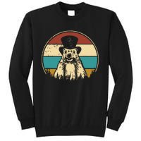 My Favorite Holiday Retro Groundhog Day Woodchuck Lover Tall Sweatshirt