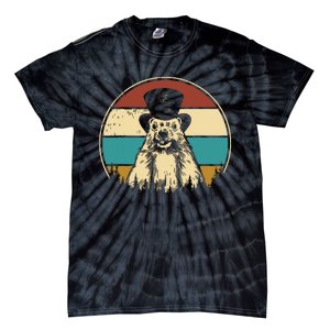 My Favorite Holiday Retro Groundhog Day Woodchuck Lover Tie-Dye T-Shirt