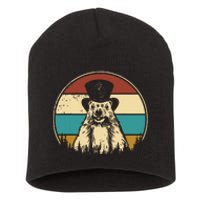 My Favorite Holiday Retro Groundhog Day Woodchuck Lover Short Acrylic Beanie