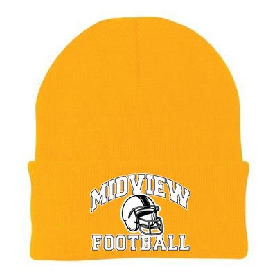 Midview Football High School Knit Cap Winter Beanie