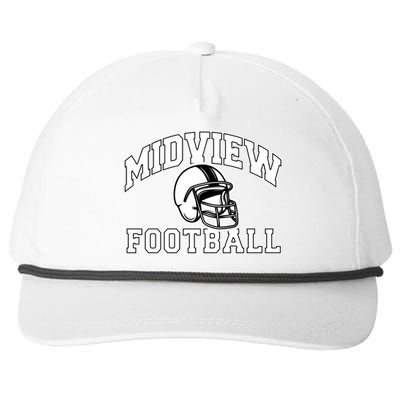 Midview Football High School Snapback Five-Panel Rope Hat