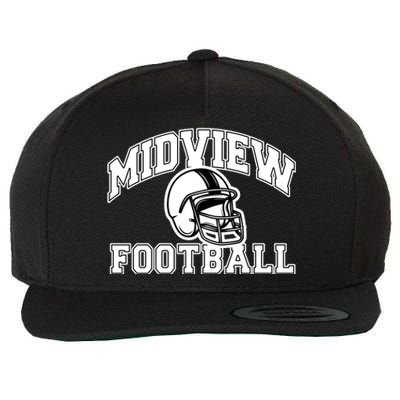 Midview Football High School Wool Snapback Cap