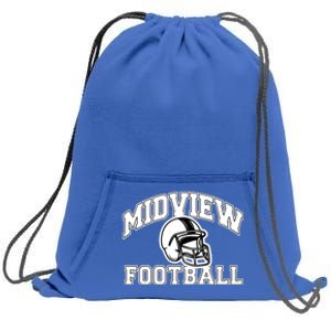 Midview Football High School Sweatshirt Cinch Pack Bag