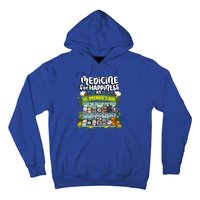 Medicine For Happiness At St Patrick's Day Clowder Of Cats Cool Gift Hoodie