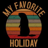 My Favorite Holiday Groundhog Day 16 in Basic Backpack