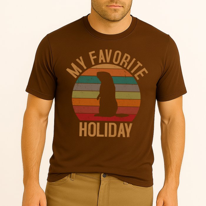 My Favorite Holiday Groundhog Day Cooling Performance Crew T-Shirt