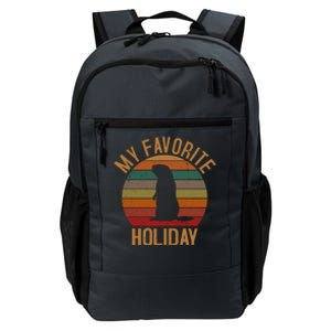 My Favorite Holiday Groundhog Day Daily Commute Backpack