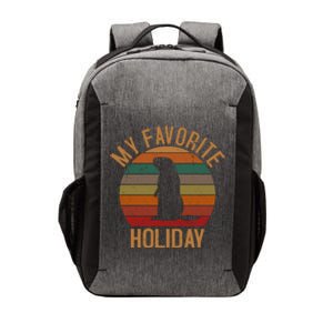 My Favorite Holiday Groundhog Day Vector Backpack