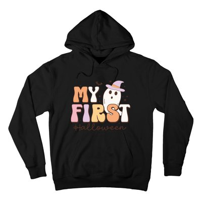 My First Halloween Retro Cute Ghost Funny Gift Hoodie