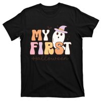 My First Halloween Retro Cute Ghost Funny Gift T-Shirt