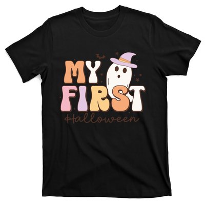 My First Halloween Retro Cute Ghost Funny Gift T-Shirt