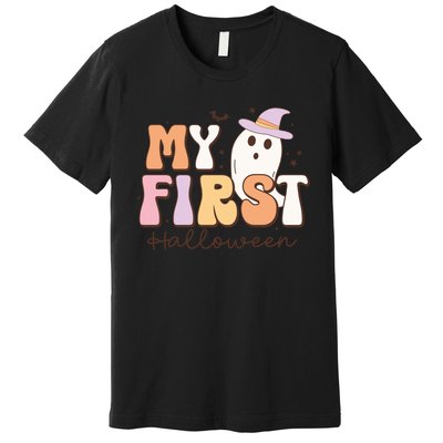 My First Halloween Retro Cute Ghost Funny Gift Premium T-Shirt