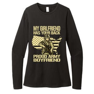 My Friend Has Your Back Patriotic Proud Army Friend Gift Womens CVC Long Sleeve Shirt