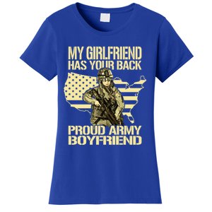 My Friend Has Your Back Patriotic Proud Army Friend Gift Women's T-Shirt