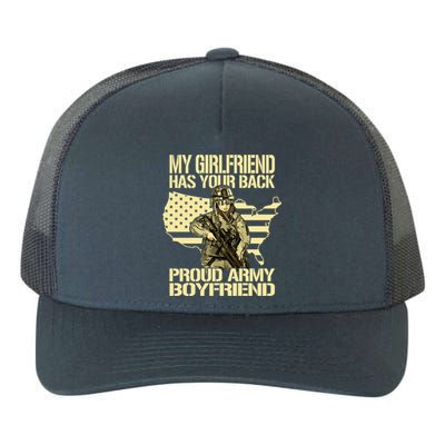 My Friend Has Your Back Patriotic Proud Army Friend Gift Yupoong Adult 5-Panel Trucker Hat