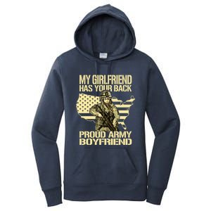 My Friend Has Your Back Patriotic Proud Army Friend Gift Women's Pullover Hoodie