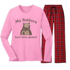 My Flabbers Have Been Gasted Women's Long Sleeve Flannel Pajama Set 