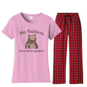 My Flabbers Have Been Gasted Women's Flannel Pajama Set