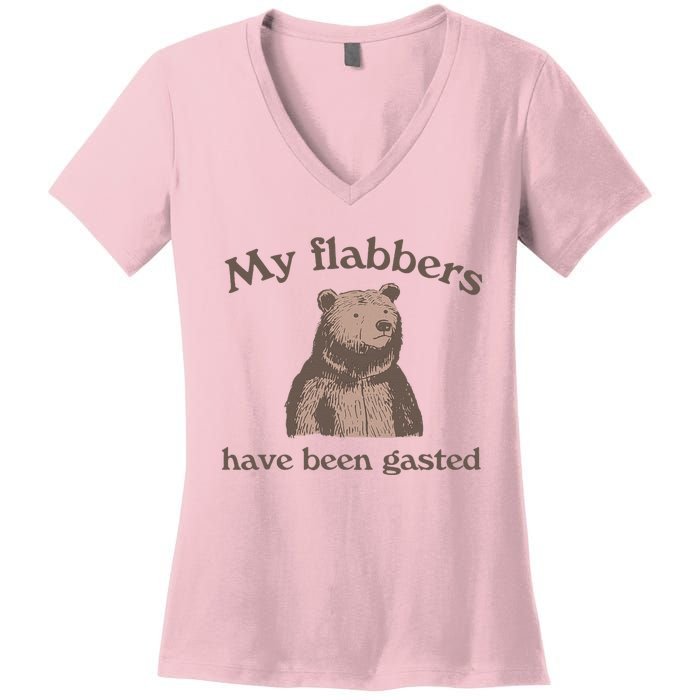 My Flabbers Have Been Gasted Women's V-Neck T-Shirt