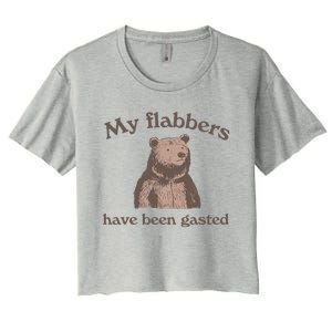 My Flabbers Have Been Gasted Women's Crop Top Tee