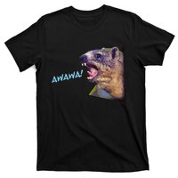 Mama Funny Hyrax Screaming Mom Hyrax Meme Animal T-Shirt